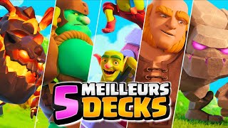 VOICI LES 5 MEILLEURS DECKS DE LA MÉTA SUR CLASH ROYALE !!