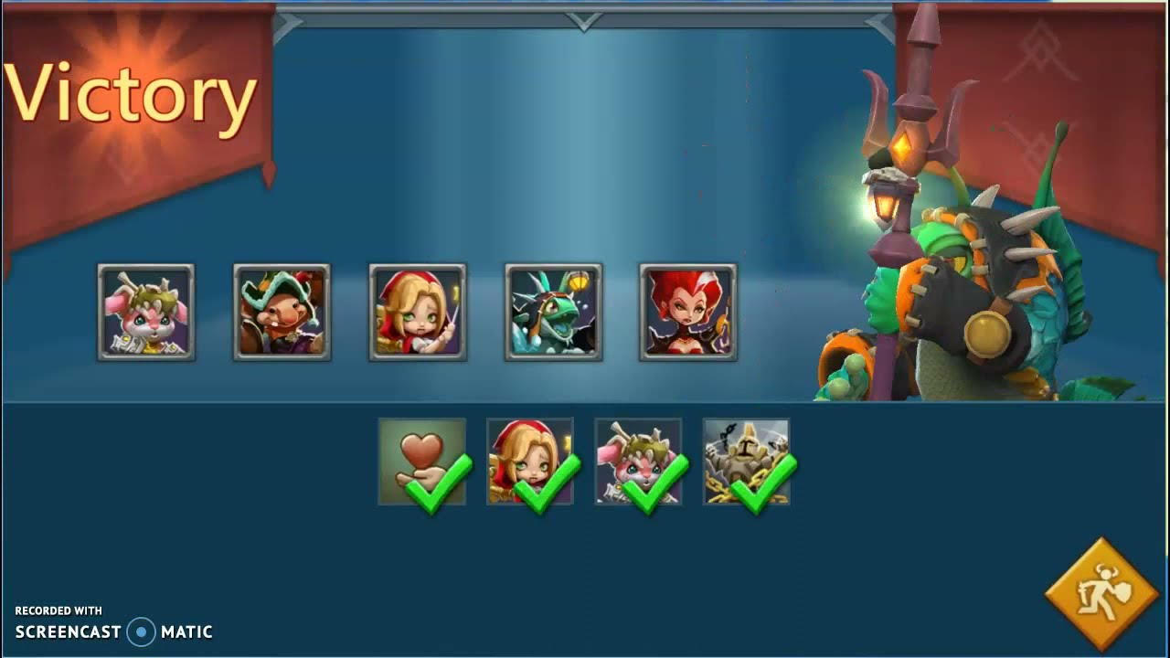 Limited Challenge: Dark Disaster Stage 1 without Rose Knight August 2021