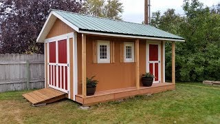 DIY - 10x16 Storage Shed Build a $8000 storage shed for under $3000 (you supply the labor!) Music is "Olde Timey" by Kevin ...