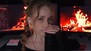 картинка: АСМР неразборчивый шепот + звуки крема 🍍 | ASMR understandable words and sounds of cream 🔥