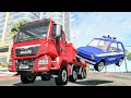 Crazy Police Chases #112 - BeamNG Drive Crashes | CrashBoomPunk