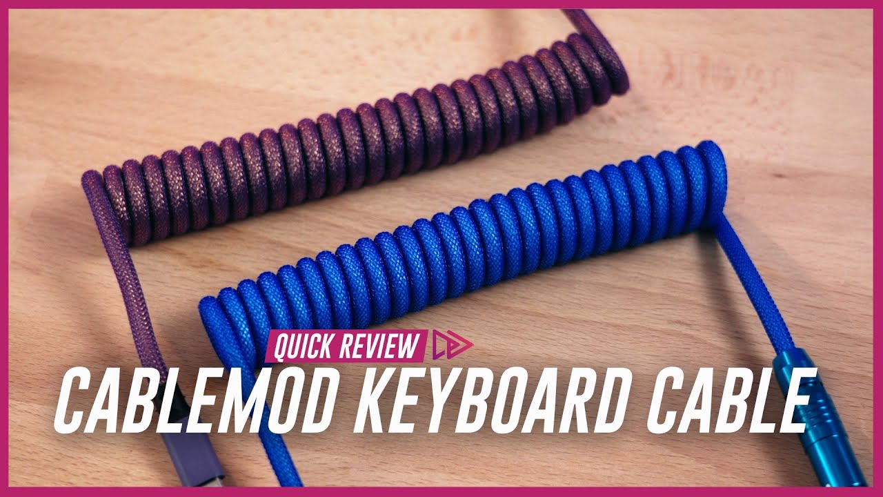 CableMod Keyboard Cable Review: Premium, High-End Coiled Cables