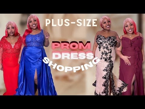 plus size prom dresses black