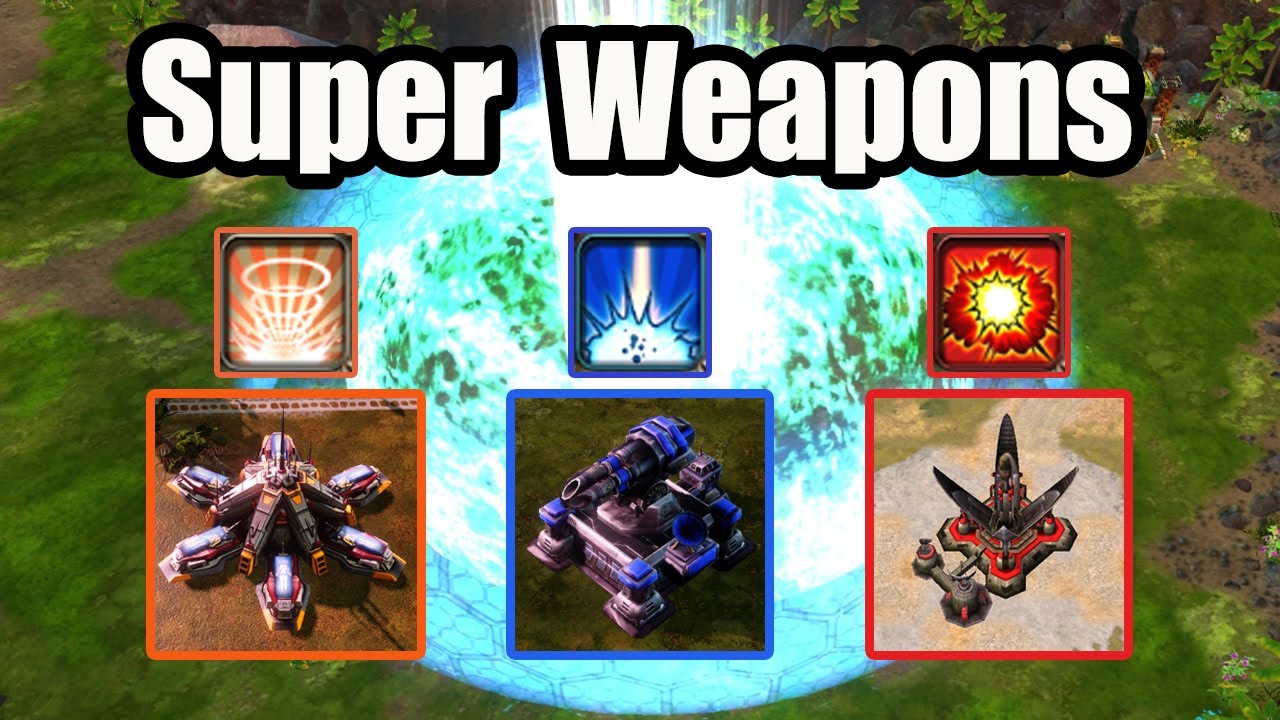 C&C Red Alert 3 - Comparing Main Super Weapons - YouTube