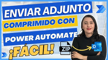 ✅Power Automate: Cómo enviar e-mails  con archivos adjuntos comprimidos de forma automática✅