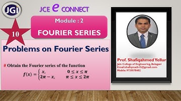 #10 |  Fourier Series problems | By Shafiqahmed