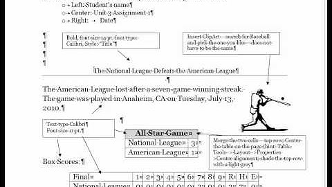 Unit 3   Assignment 1 video