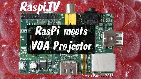 HDMI/VGA 1080 Ultimate HD Video Converter with Raspberry Pi + VGA projector