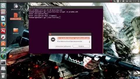 Encriptar documentos en ubuntu con CCRYPT