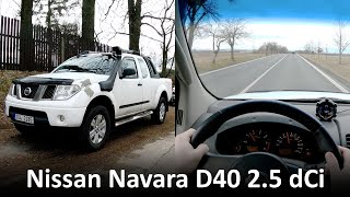 Nissan Navara D40 2.5 dCi | jízda v obci, mimo obec | 4K