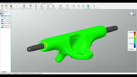 Hybrid reverse engineering with QUICKSURFACE