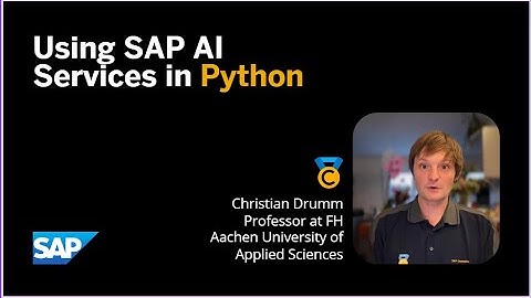 Using SAP AI Services in Python