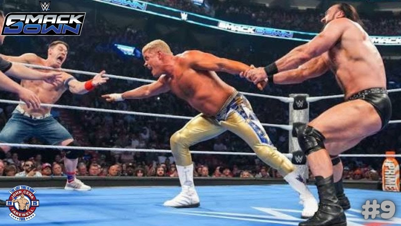 Прощальный тур Джона Сины: (SmackDown) Джон Сина и Коди Роудс против Дрю Макинтайра и Логана Пола