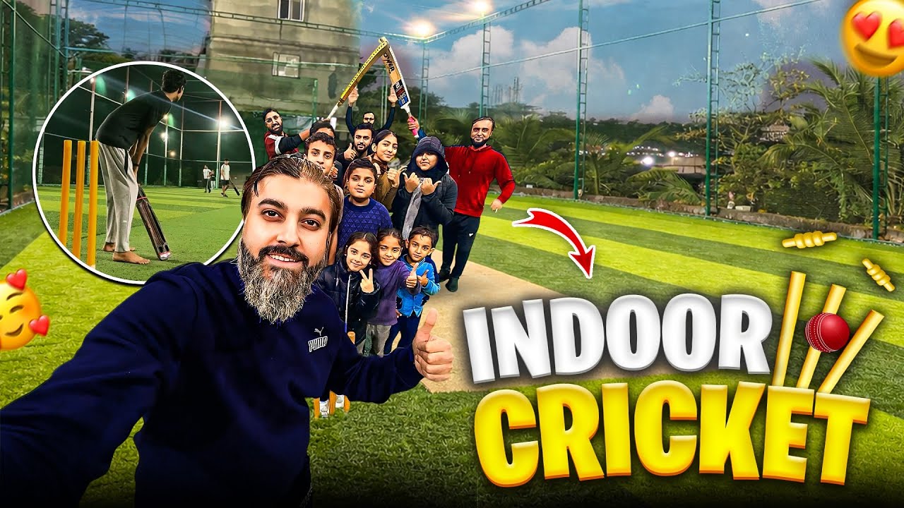 Indoor Cricket in Lahore 🏏 | Cousins & Kids Fun | First Winter Rain Match 🌧️ | Pakistani Family Vlog