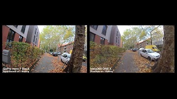 Insta360 One X vs GoPro Hero 7 Black - Stabilization comparison - Stabilisierung