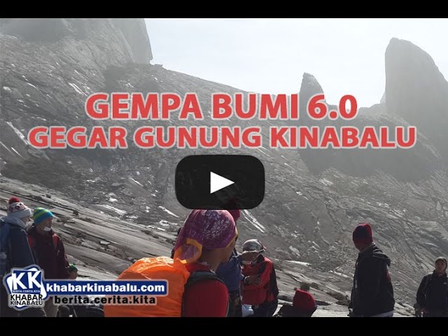 Keratan Surat Kabar Gempa Bumi Sabah 2015