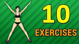 10 Simple Exercises To Lose Weight At Home image