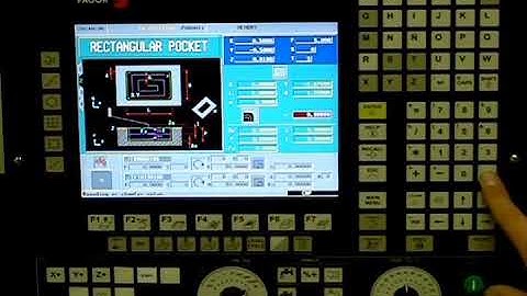 Fagor 8055 MC Icon-Based Conversational Programming Rectangular Pocket Tutorial