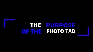 Information How to Navigate the Photo Tab Update