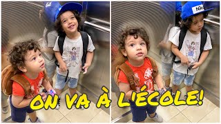 1Er Jour Décole Pour Rayan Et Kiyan Maternelle Et Crèche