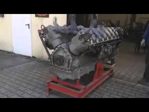 motor de tanque v12 segunda guerra mundial - YouTube