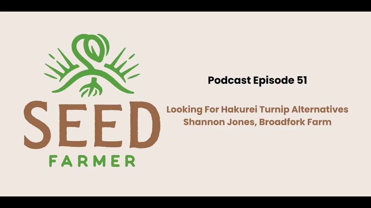 Looking For Hakurei Turnip Alternatives - Shannon Jones, Broadfork Farm