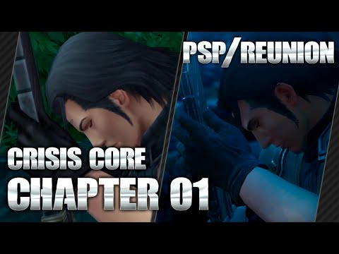 Видео: Crisis Core PSP / Reunion Comparison - Chapter 01 クライシス コア ファイナルファンタジーVII