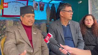 Kazeeman Chettri rejoins ongoing Dharna of Sikkim Suraksha Samiti at DAC Gangtok