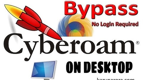 How to bypass cyberoam