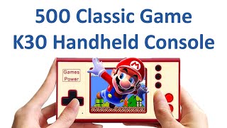 500 Classic Game K30 Handheld Console
