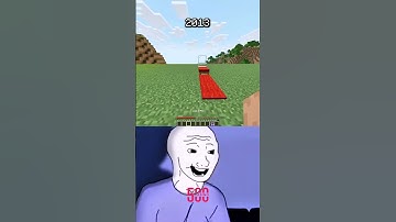 minecraft 2025 vs minecraft 2013 || minecraft shorts #minecraft #shorts