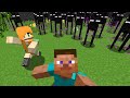 ALEX AND STEVE VS ENDERMAN UNLUCKY MOMENTS AND TRAPS MINECRAFT ANIMATION