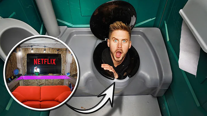 HIDDEN SECRET BUNKER UNDER PORTA POTTY!
