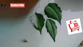 easy to paint leaves 1