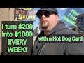 Hot Dog Cart | How I turn $200 into $1000 EVERY WEEK!!