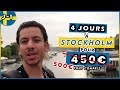 4 JOURS À STOCKHOLM POUR 450€ (tout compris) - Vlog Suède 1 - VOYAGE SEMI-BUDGET
