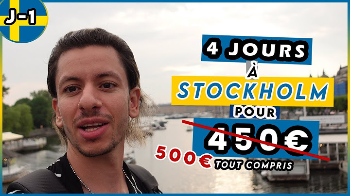 4 JOURS À STOCKHOLM POUR 450€ (tout compris) - Vlog Suède 1 - VOYAGE SEMI-BUDGET