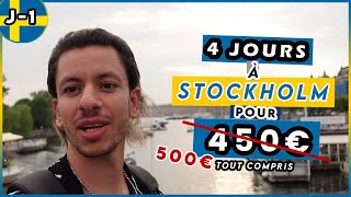 4 JOURS À STOCKHOLM POUR 450€ (tout compris)  Vlog Suède 1  VOYAGE SEMIBUDGET