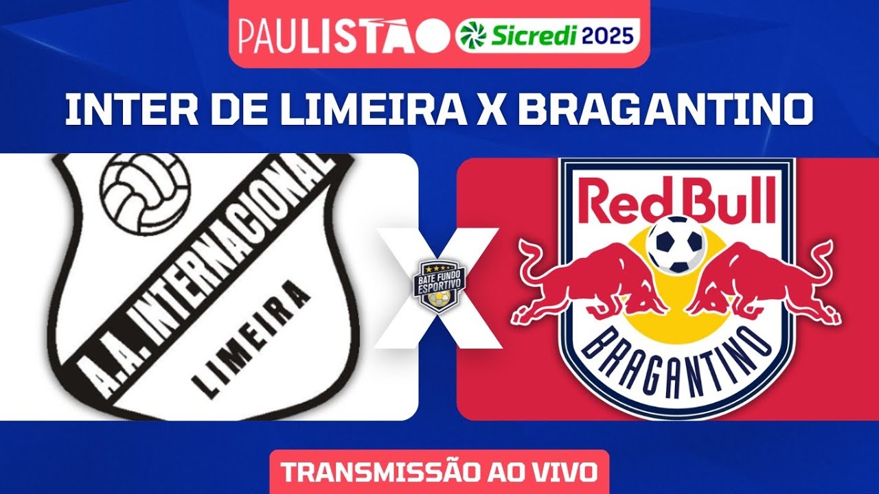 INTER DE LIMEIRA X BRAGANTINO AO VIVO COM IMAGENS DE LIMEIRA ...