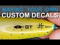 Making custom decals for fishing lures a step by step tutorial