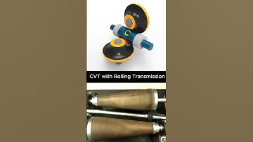 Continuously variable transmission - CVT with Rolling Transmission #automobile #gear #mechanic