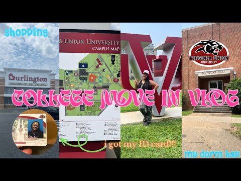 freshman college move in *Virginia Union University* ft. room tour🫶🏾🚗
