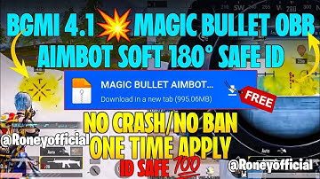 BGMI 4.1 AIMBOT OBB | BGMI 4.1 NO RECOIL CONFIG | BGMI NO RECOIL CONFIG 4.1 [100% Safe No Ban ]