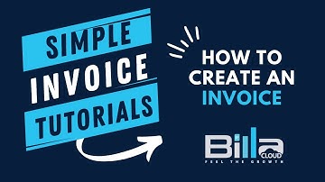 How to Create a Simple Invoice | Billa Cloud