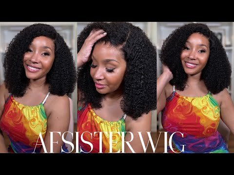 IS THAT YOUR HAIR SIS? 😳 WATCH ME INSTALL THIS 9X6 KINKY CURLY LACE CLOSURE WIG| FT. AFSISTERWIG