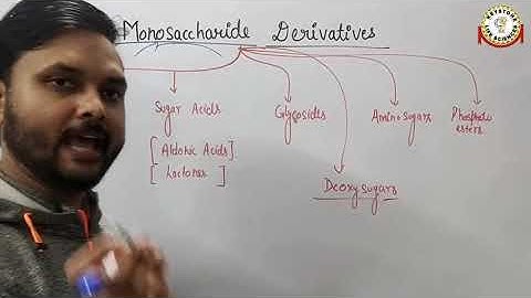 Monosaccharides Derivatives| Alditols Aldonic Acids Amino Sugars by Dr. Aditya Sharma For CSIR-NET