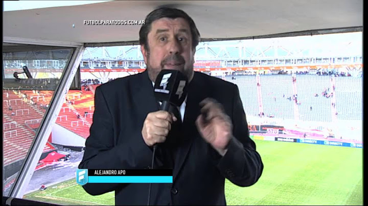 Alejandro Apo analiza el empate en el clásico platense. Estudiantes 1 - Gimnasia 1. Fecha 24. FPT.