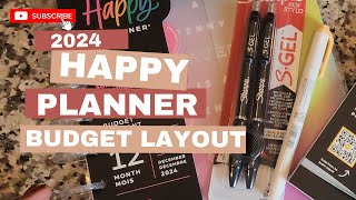 NEW 2024 Happy Planner Budget| Happy Planner Review #budget #planner