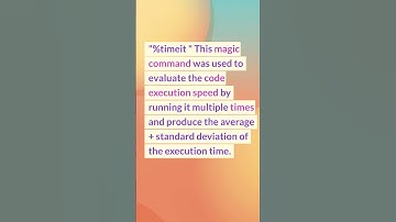 Jupyter Magic Commands Revealed! #shorts