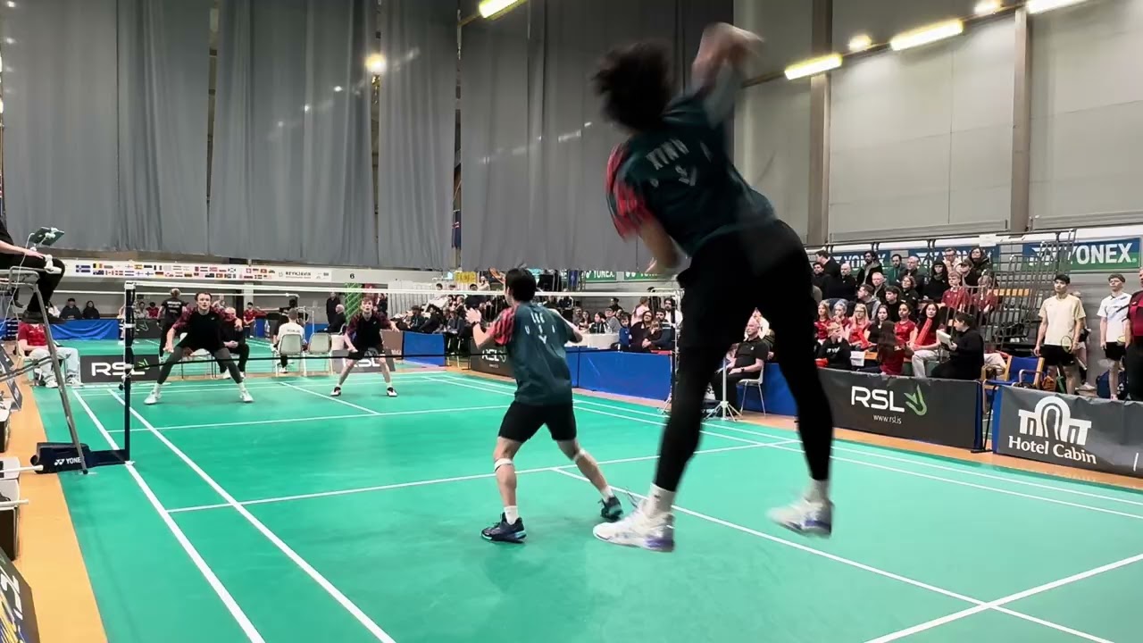 Iceland International 2026. MD. Round of 16. Stanley Xing / Arden Lee vs Björnsson/Finnsson